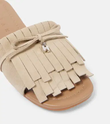 Hogan H685 fringed suede slides | Thumbnail 3