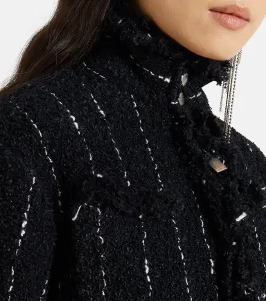 Sacai Striped tweed jacket | Thumbnail 3