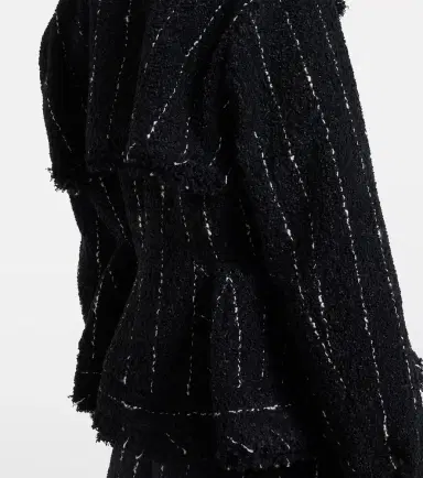 Sacai Striped tweed jacket | Thumbnail 5