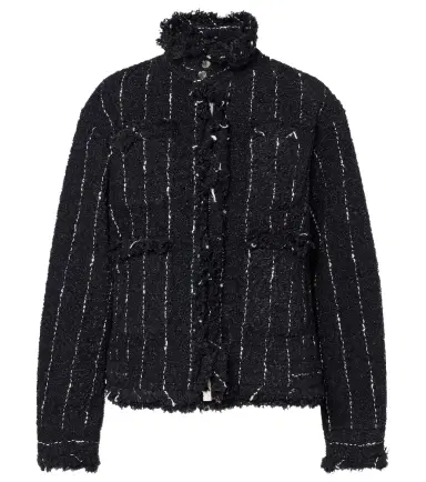 Sacai Striped tweed jacket | Thumbnail 1