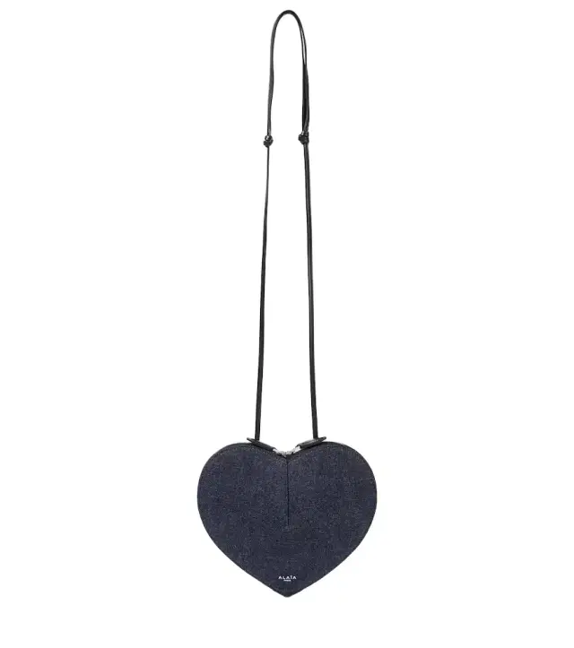 Alaïa Le Caur denim shoulder bag