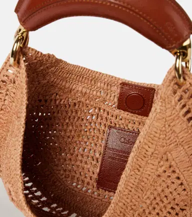 Chloé Chloé Summer Banana raffia-effect shoulder bag | Thumbnail 2 Chloé Chloé Summer Banana raffia-effect shoulder bag | Thumbnail 2
