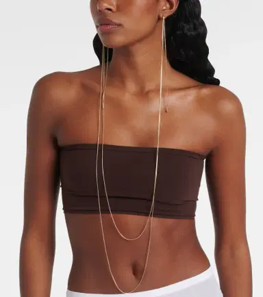 Alaïa Alaïa Chain necklace earrings | Thumbnail 2
