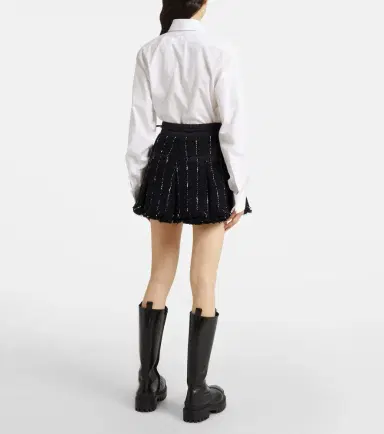Sacai Striped tweed shorts | Thumbnail 2 Sacai Striped tweed shorts | Thumbnail 2