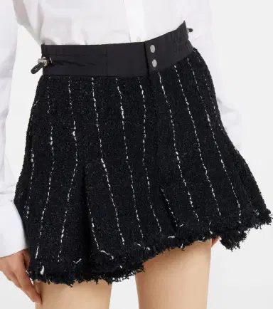 Sacai Striped tweed shorts | Thumbnail 3 Sacai Striped tweed shorts | Thumbnail 3
