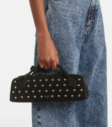 Alaïa Alaïa Le Teckel studded leather clutch | Thumbnail 2