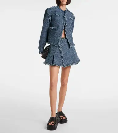Sacai Punching denim shorts | Thumbnail 3
