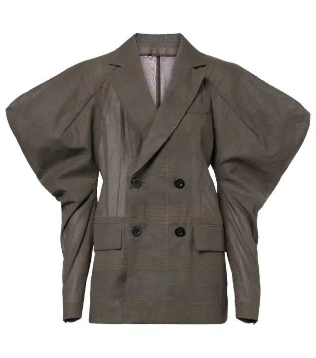 Sacai Cotton voile blazer