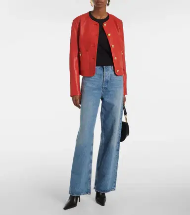 Veronica Beard Andrea leather jacket | Thumbnail 2