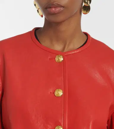 Veronica Beard Andrea leather jacket | Thumbnail 3
