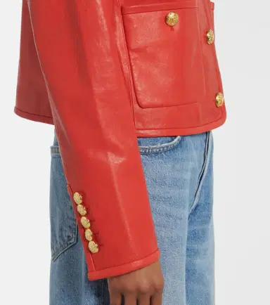 Veronica Beard Andrea leather jacket | Thumbnail 4