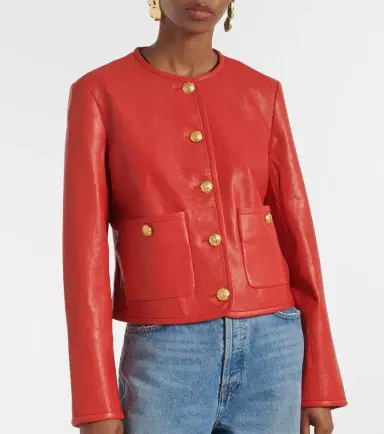 Veronica Beard Andrea leather jacket | Thumbnail 6