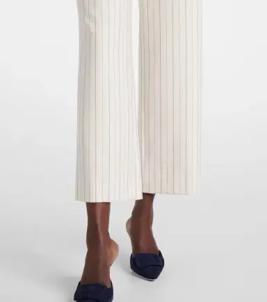 Veronica Beard Brixton striped wide-leg pants | Thumbnail 3