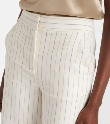 Veronica Beard Brixton striped wide-leg pants | Thumbnail 4