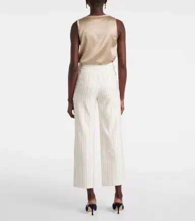 Veronica Beard Brixton striped wide-leg pants | Thumbnail 5