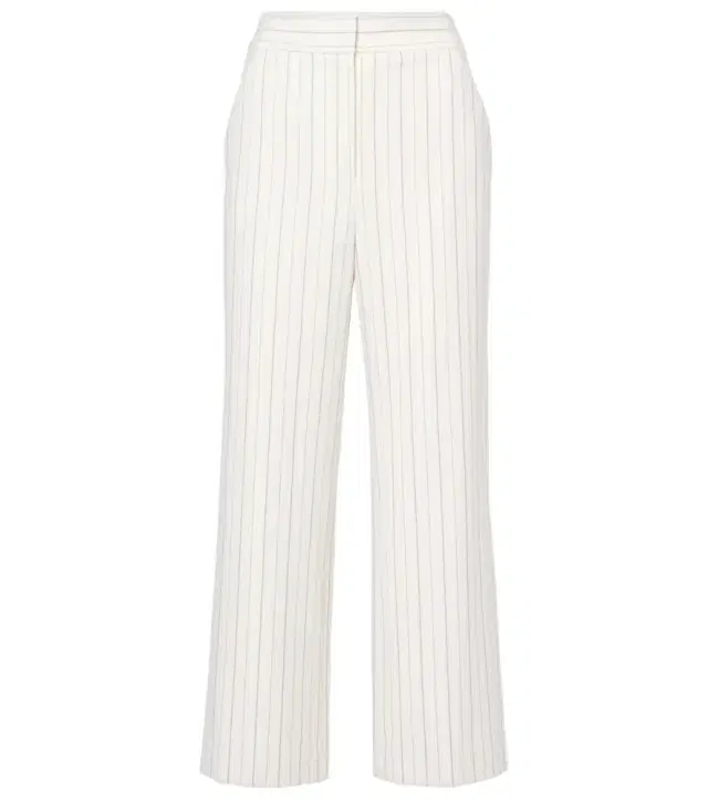Veronica Beard Brixton striped wide-leg pants