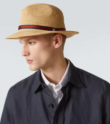 BORSALINO Argentina crochet straw Panama hat | Thumbnail 3
