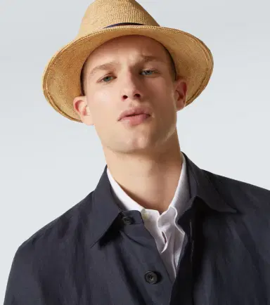 BORSALINO Argentina crochet straw Panama hat | Thumbnail 4