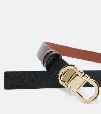 Ferragamo Gancini reversible leather belt | Thumbnail 3
