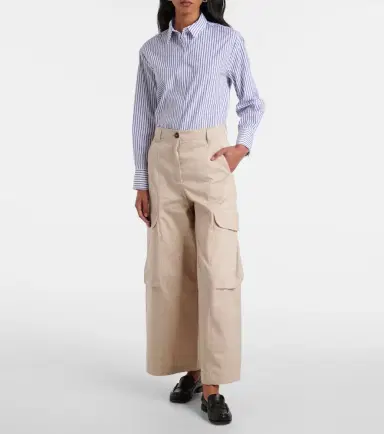 'S Max Mara Cotton gabardine cargo pants | Thumbnail 5