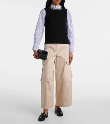 'S Max Mara Cotton gabardine cargo pants | Thumbnail 6