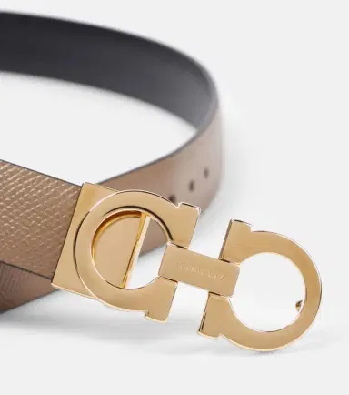 Ferragamo Gancini reversible leather belt | Thumbnail 3