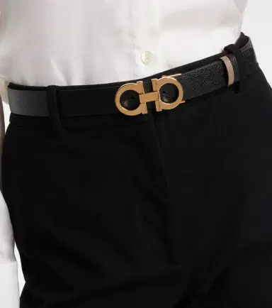 Ferragamo Gancini reversible leather belt | Thumbnail 4