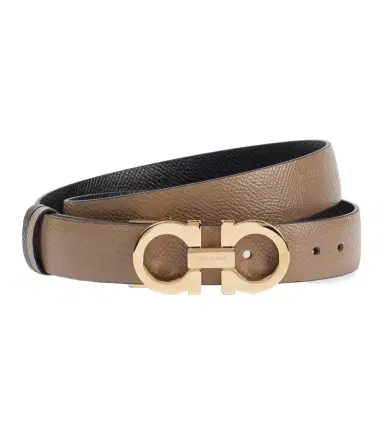 Ferragamo Gancini reversible leather belt | Thumbnail 1