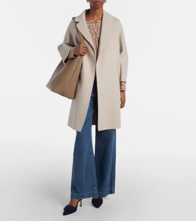'S Max Mara Arona wool wrap coat | Thumbnail 3