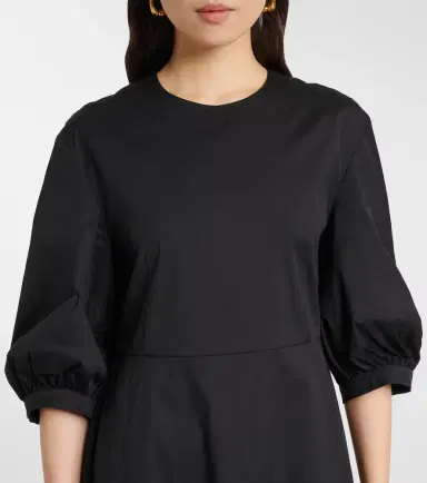 'S Max Mara 'S Max Mara Clea cotton-blend poplin midi dress | Thumbnail 4