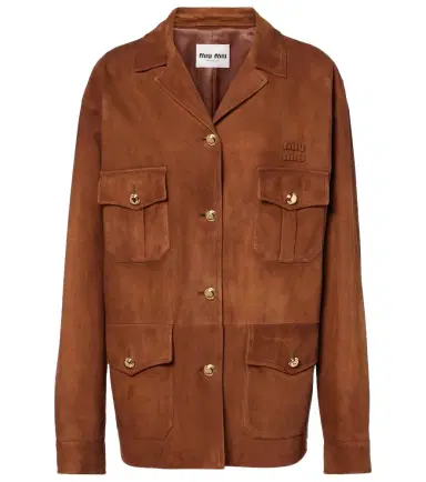 Miu Miu Suede jacket | Thumbnail 1 Miu Miu Suede jacket | Thumbnail 1