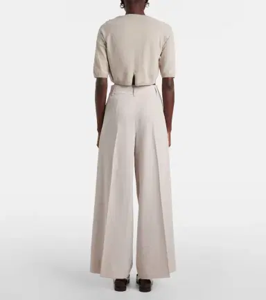 'S Max Mara 'S Max Mara Nichols wool wide-leg pants | Thumbnail 3 'S Max Mara 'S Max Mara Nichols wool wide-leg pants | Thumbnail 3
