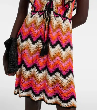Anna Kosturova Melissa cotton crochet minidress | Thumbnail 2