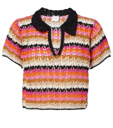 Anna Kosturova Summer cotton polo shirt | Thumbnail 1