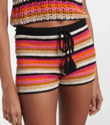 Anna Kosturova Summer cotton crochet shorts | Thumbnail 4