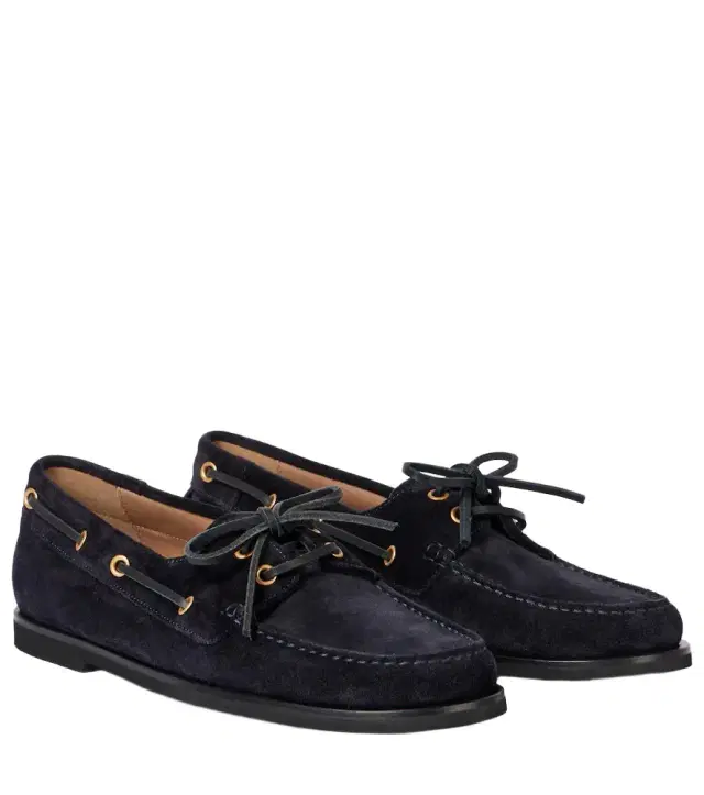 Gianvito Rossi Vandée suede boat shoes