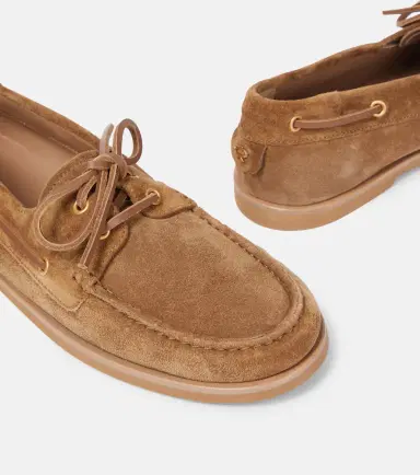 Gianvito Rossi Vandée suede boat shoes | Thumbnail 3 Gianvito Rossi Vandée suede boat shoes | Thumbnail 3