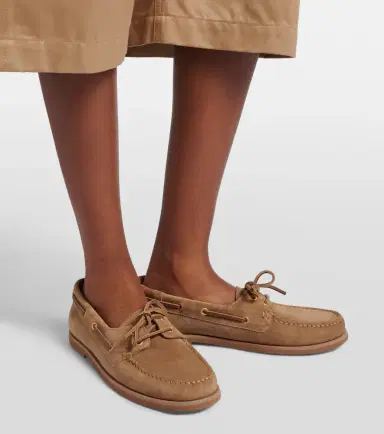 Gianvito Rossi Vandée suede boat shoes | Thumbnail 6 Gianvito Rossi Vandée suede boat shoes | Thumbnail 6