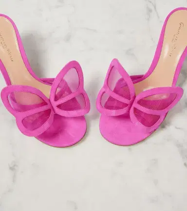 Gianvito Rossi Ilia 70 mesh mules | Thumbnail 3