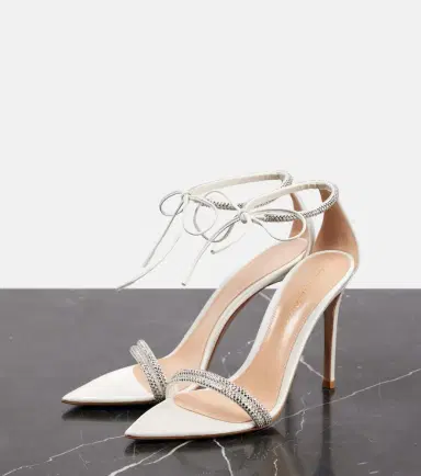 Gianvito Rossi Bridal Montecarlo 105 embellished sandals | Thumbnail 3