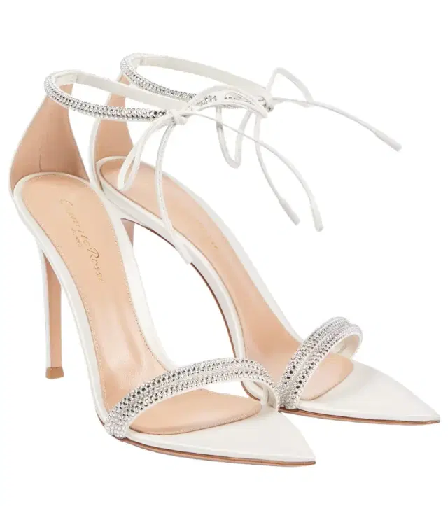 Gianvito Rossi Bridal Montecarlo 105 embellished sandals