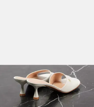 Gianvito Rossi 55 leather mules | Thumbnail 5