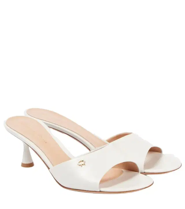 Gianvito Rossi 55 leather mules