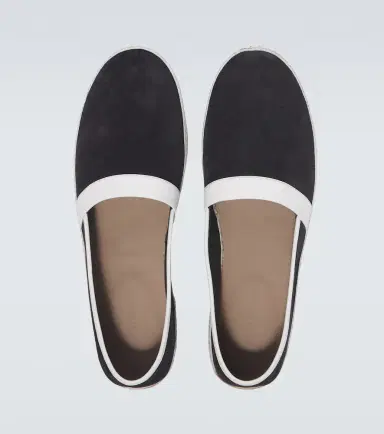 Manolo Blahnik Nerano leather-trimmed suede espadrilles | Thumbnail 3 Manolo Blahnik Nerano leather-trimmed suede espadrilles | Thumbnail 3