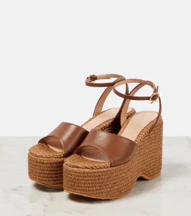 Gianvito Rossi Leather platform espadrilles | Thumbnail 4 Gianvito Rossi Leather platform espadrilles | Thumbnail 4