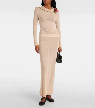 Simone Rocha Sheer pencil skirt | Thumbnail 3