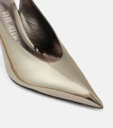 The Attico Viper 95 PU slingback pumps | Thumbnail 4