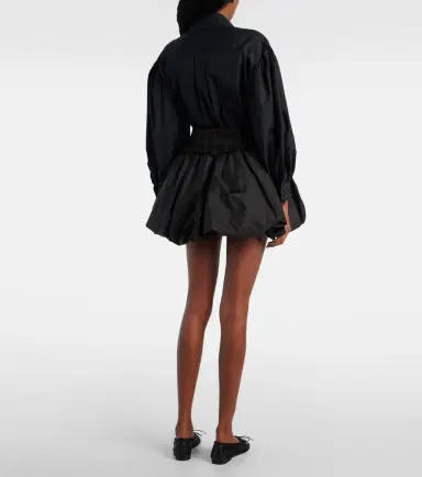 Simone Rocha Gathered taffeta miniskirt | Thumbnail 2