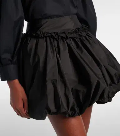 Simone Rocha Gathered taffeta miniskirt | Thumbnail 4