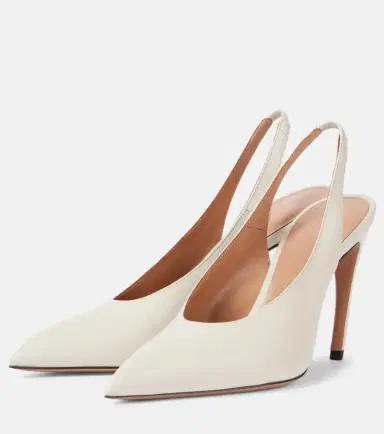 The Attico Viper 95 leather slingback pumps | Thumbnail 3 The Attico Viper 95 leather slingback pumps | Thumbnail 3
